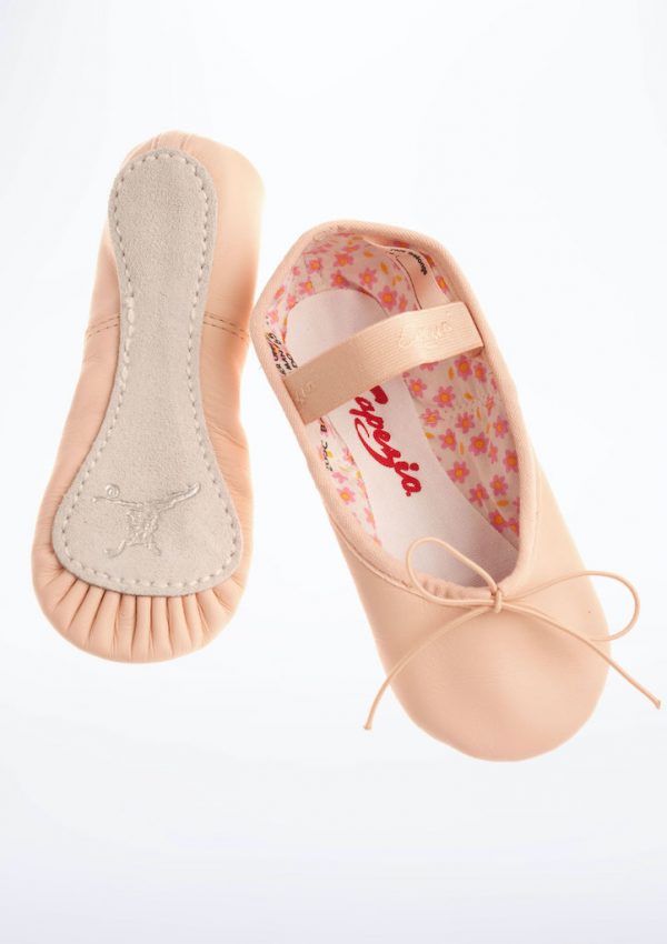 c capezio daisy full sole ballet shoes pink
