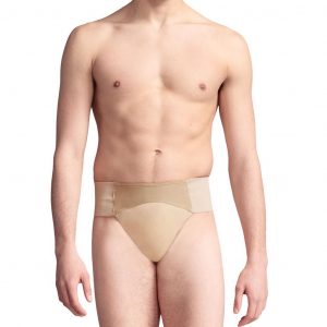 Quilted Cotton Panel Thong capezio