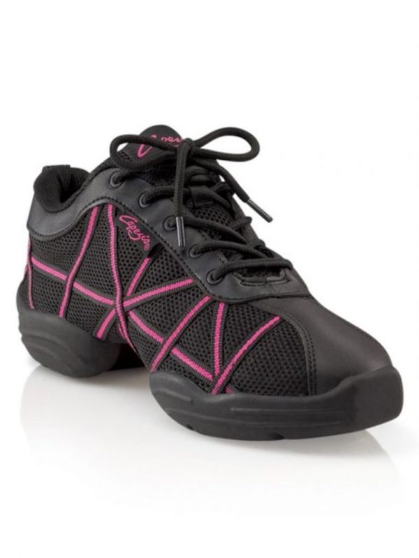 capezio web dansneaker hot pink ds f