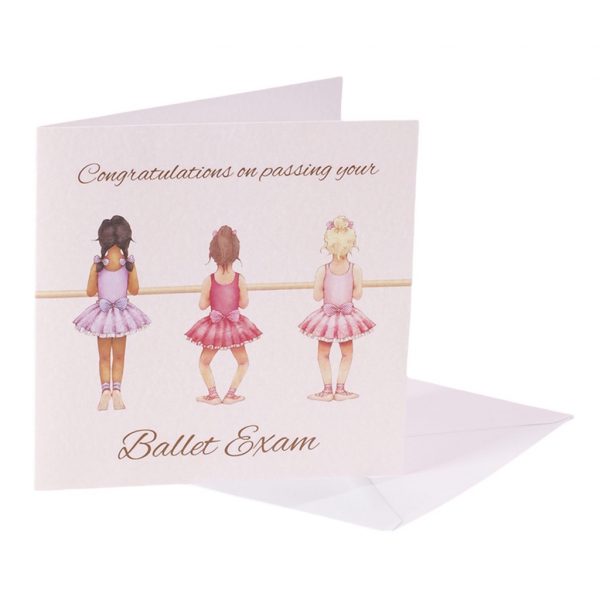 Little Ballerina congratulations card