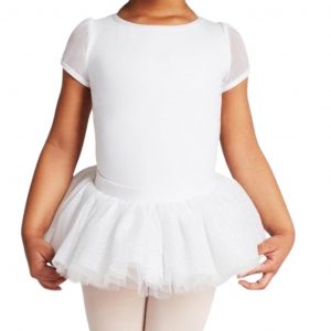 capezio puff sleeve leotard