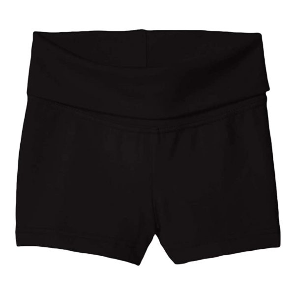 fold over shorts capezio