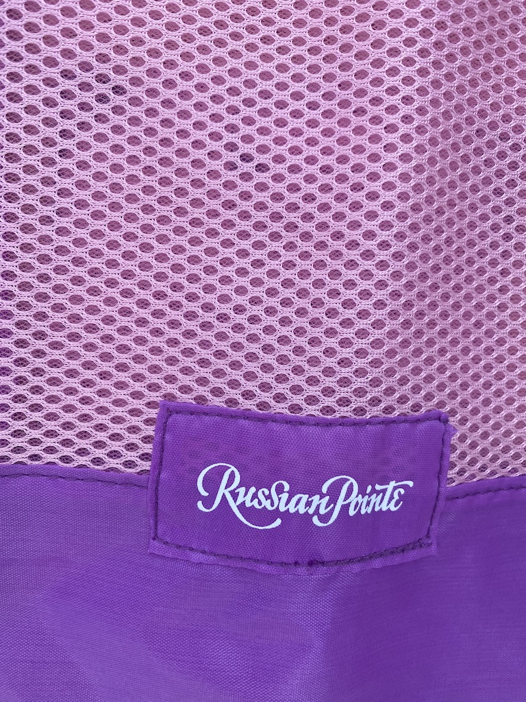 russian pointe mesh pointe shoe bag