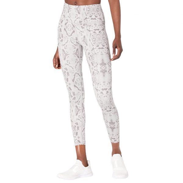 taupe grey feather varley leggings bra