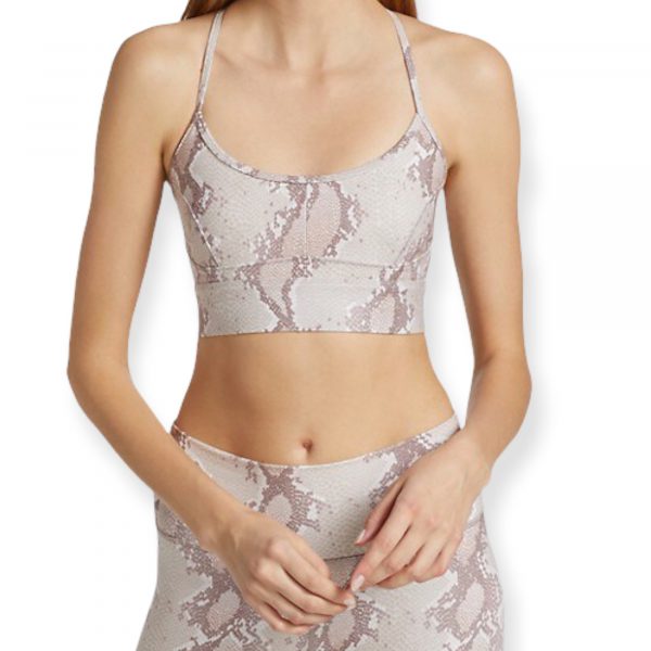 champagne snake varley shorts bra00010