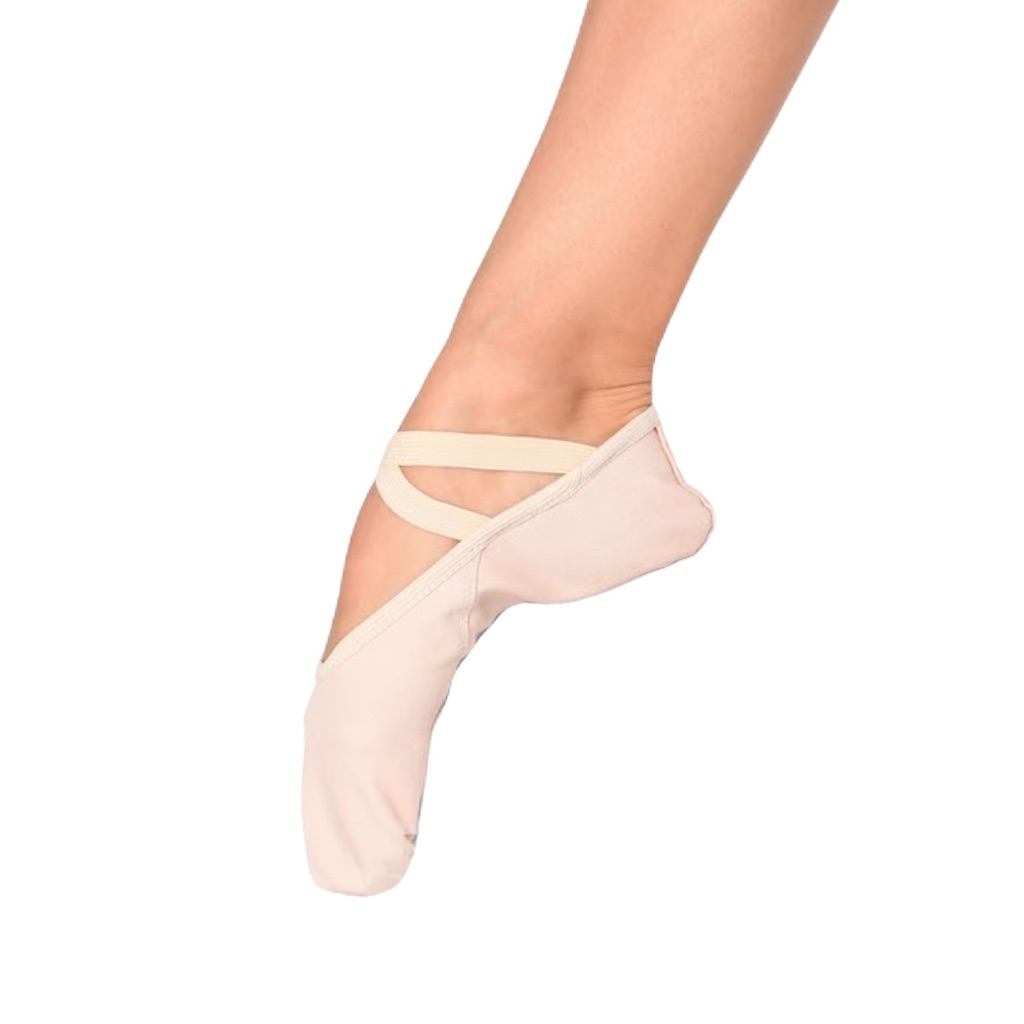 Pink Leather Capezio Canvas Ballet Shoes Children's Leather Full