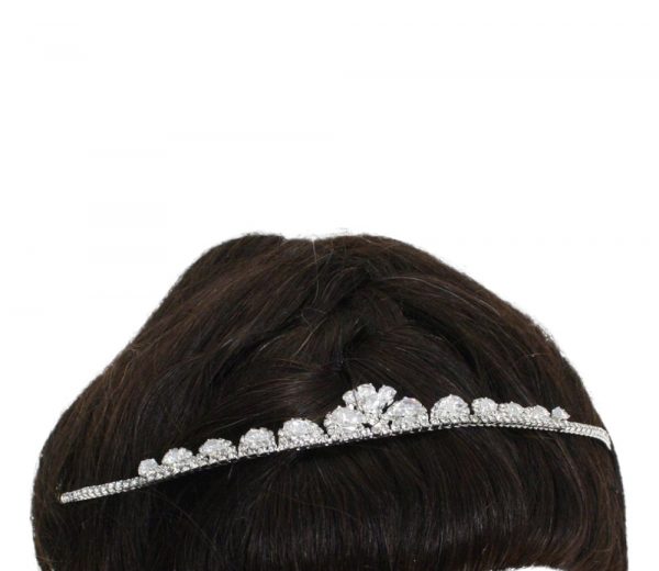 Rhinestone Zircon Tiara Hair Jewellery Band cm