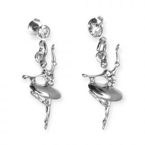 Ballerina Earings With Strass