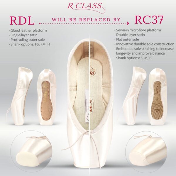 RdL with leather toe D-Cut