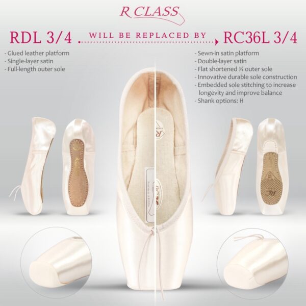 RdL with leather toe 3/4 D-Cut