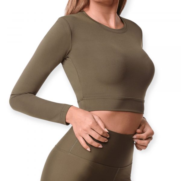 Khaki leggings super stacy 1