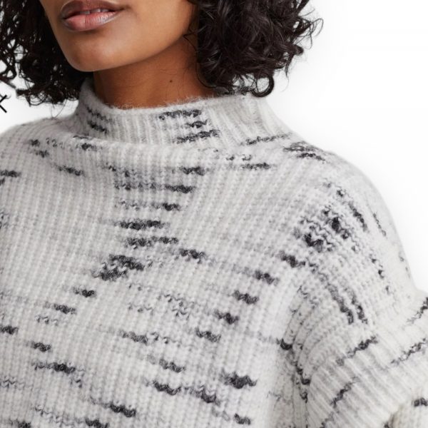 Varley Blue Belgrave Knit Sweater4