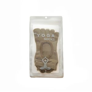 Yoga Pilates Socks Full Toes BOM Beige5