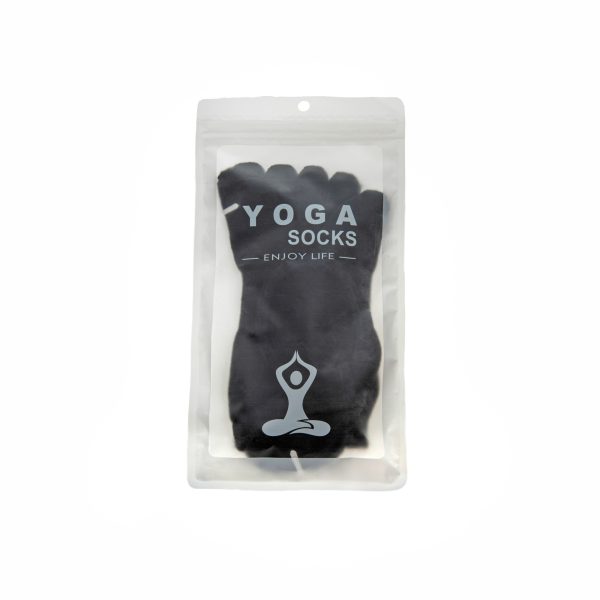 Yoga Pilates Socks Full Toes BOM Black5