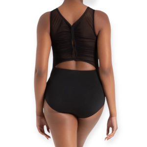 Wildflower Marigold Mesh Back Leotard