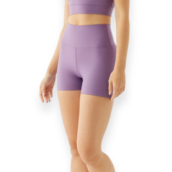 Emily Sports Shorts Lilac3