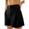 Maya Zipper Shorts Black3