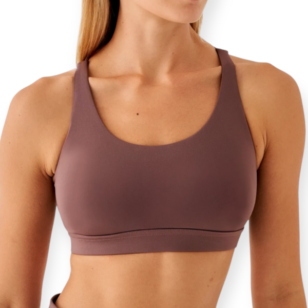 Stella Sports Bra Dark Rose3