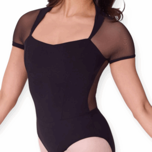 corset short sleeve leotard capezio1