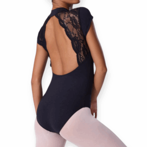 Κοντομάνικο Princess Κορμάκι με Φερμουάρ Μαύρο Capezio