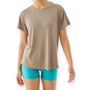 Κοντομάνικη Μπλούζα Sophia Μπεζ